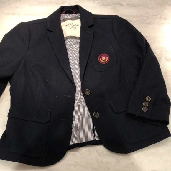 Abercrombie & Fitch Blue Tailored Blazer - Picture 2 of 10